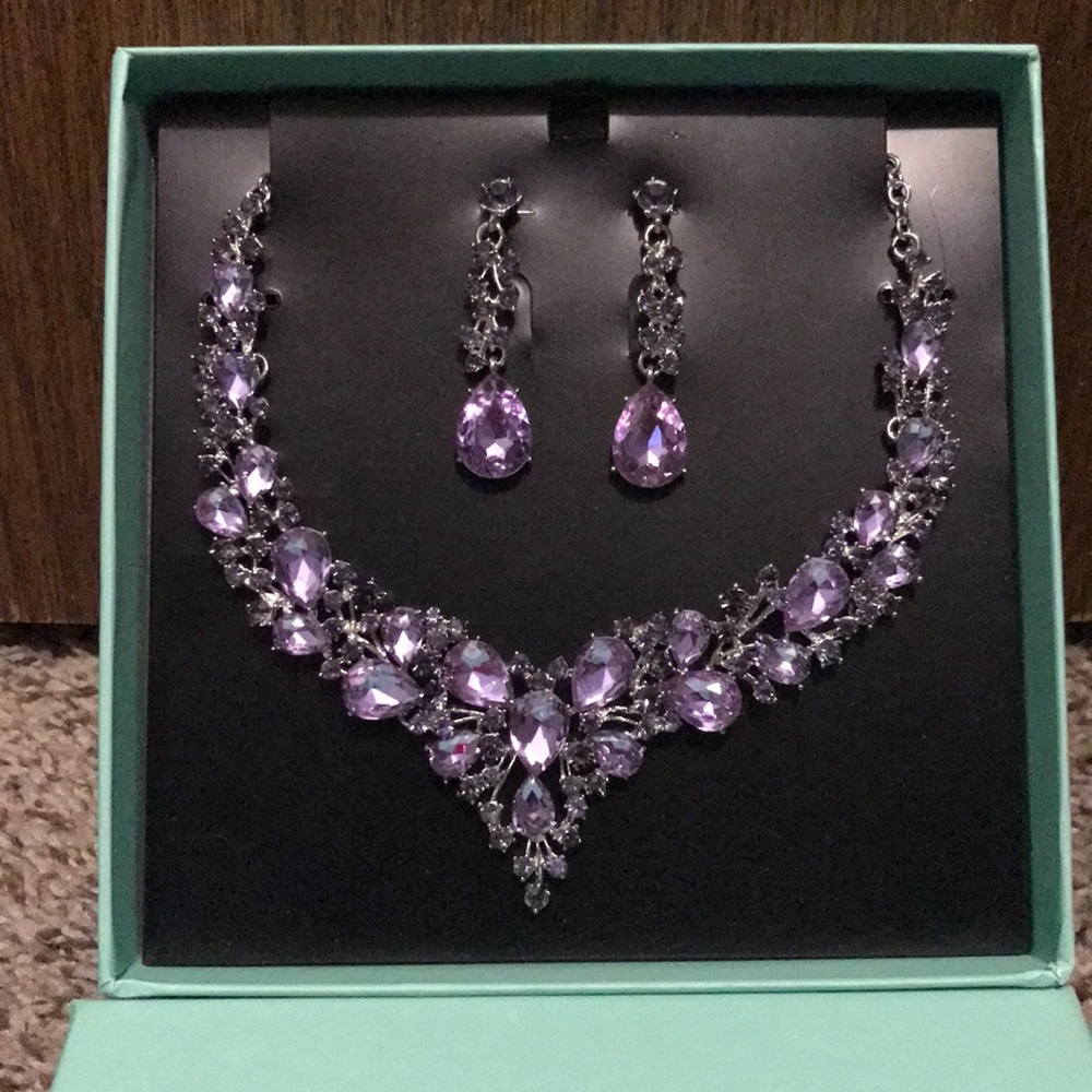 Bridal Necklace and Earrings Set